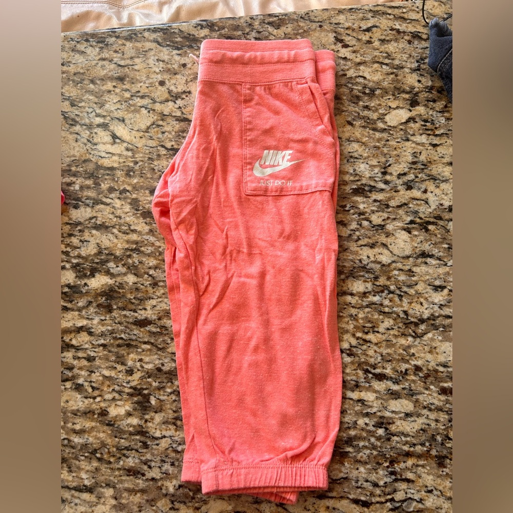 Pink Nike joggers